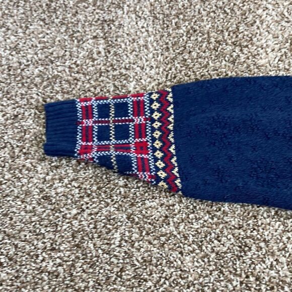 Vintage Northern Treasure Parkhurst Cardigan Mountain Holiday Winter Sweater M - Picture 11 of 12